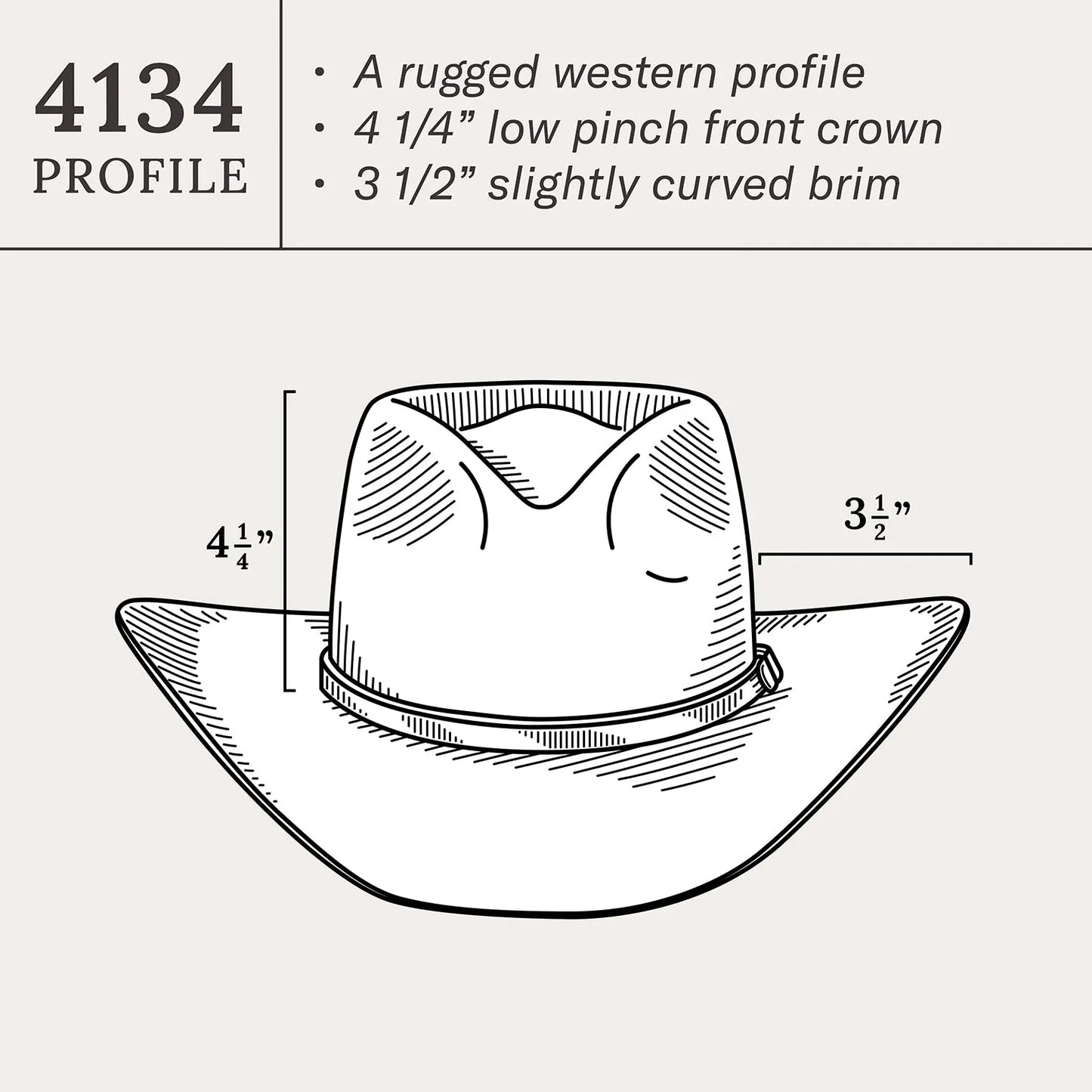 Seneca 4X Cowboy Hat