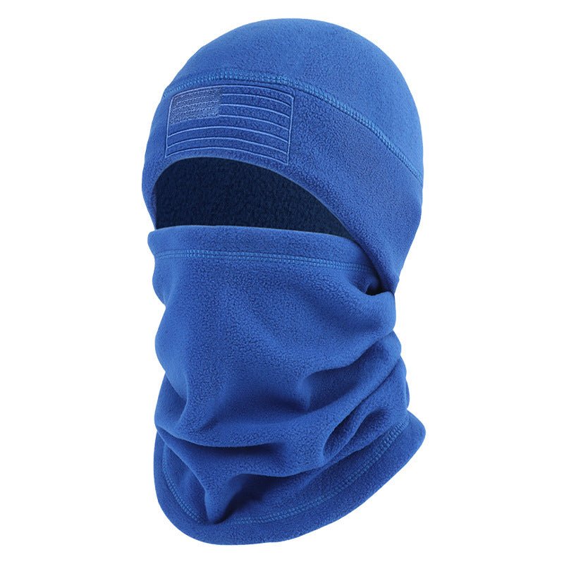 TWS Warm Fleece Beanie Hat Scarf Set