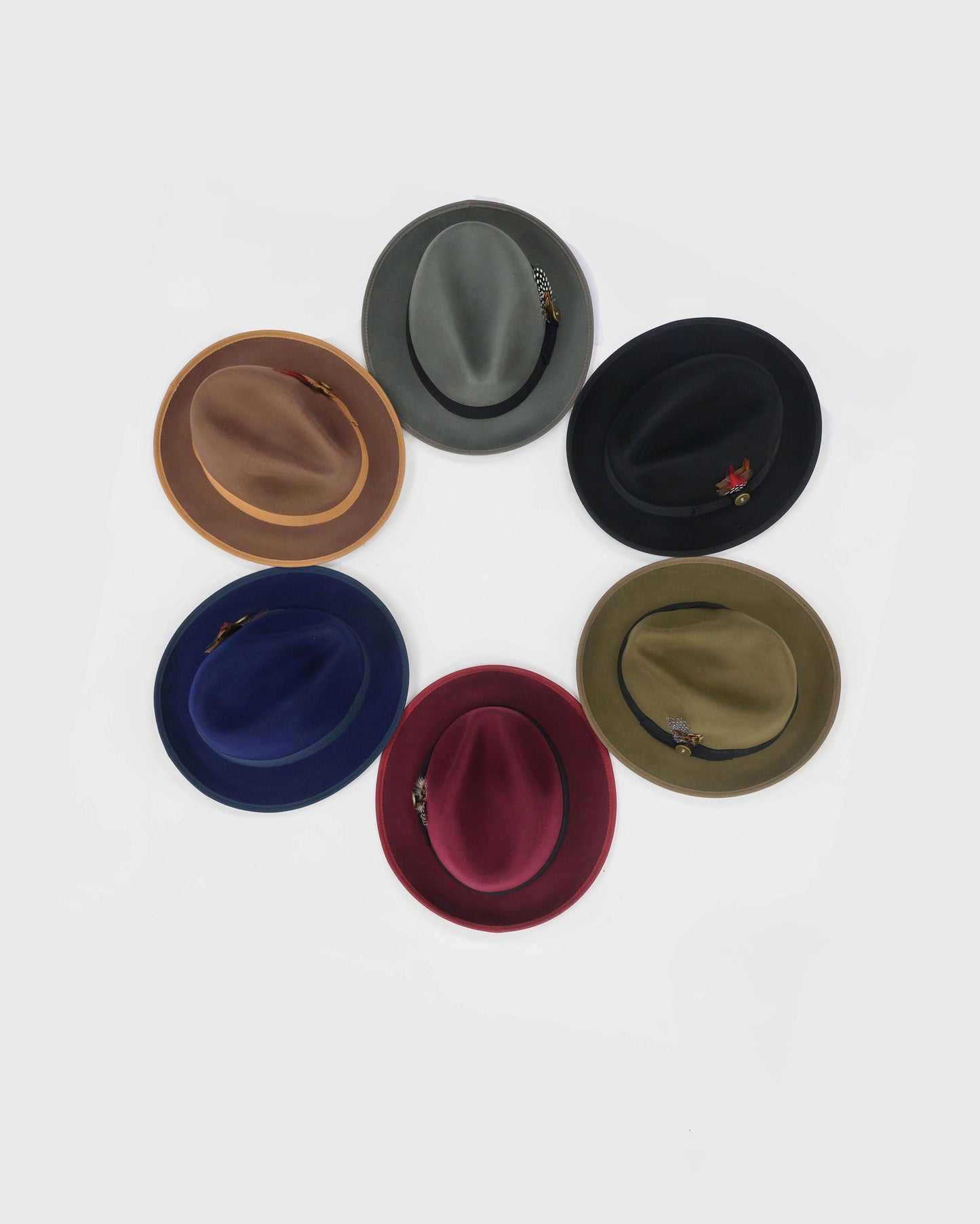 Trilby Fedora Hat – Black