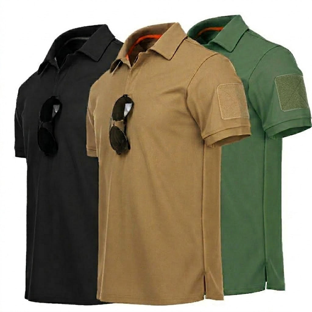 3pack Men's Quick-Dry Wear-resistant T-Shirts Polo