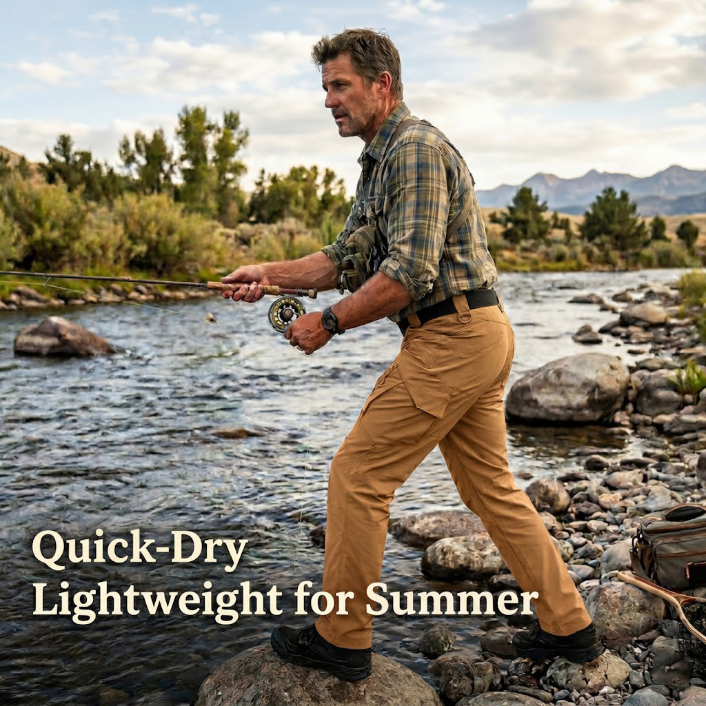 Archon IX9 Men's Lightweight Tactical Pants – Quick-Dry Stretch Pants
