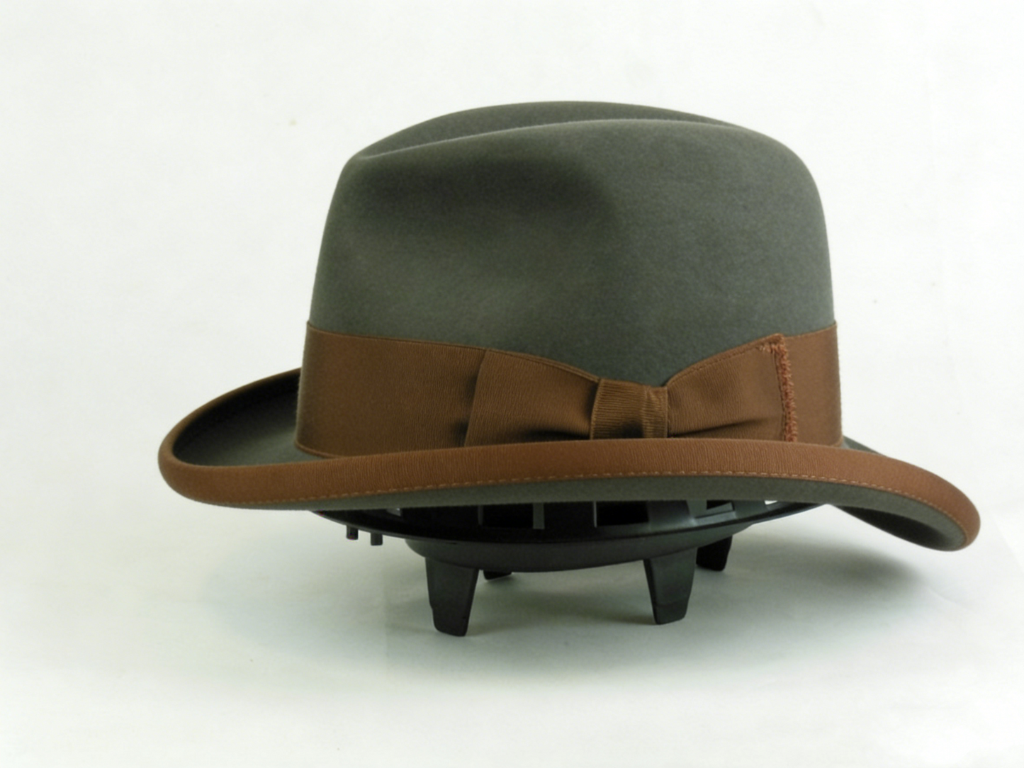 Charcoal Grey Bronze-Bound Holmburg Hat