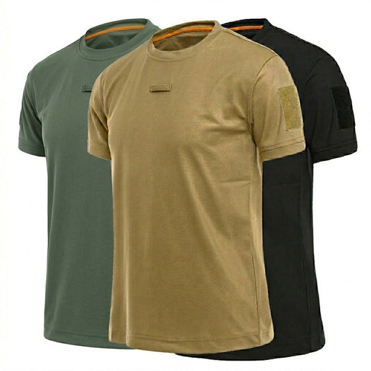 3Pack Men's Quick-Dry Tactical T-Shirts for Summer