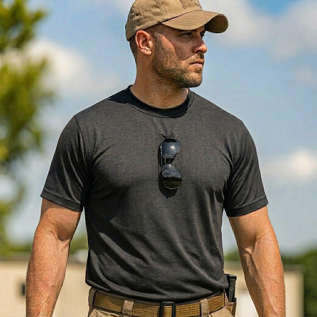 3Pack Men's Quick-Dry Tactical T-Shirts for Summer