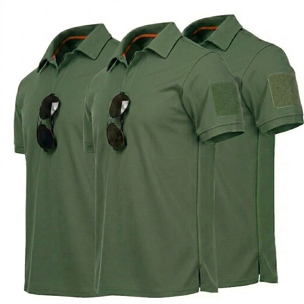 3pack Men's Quick-Dry Wear-resistant T-Shirts Polo