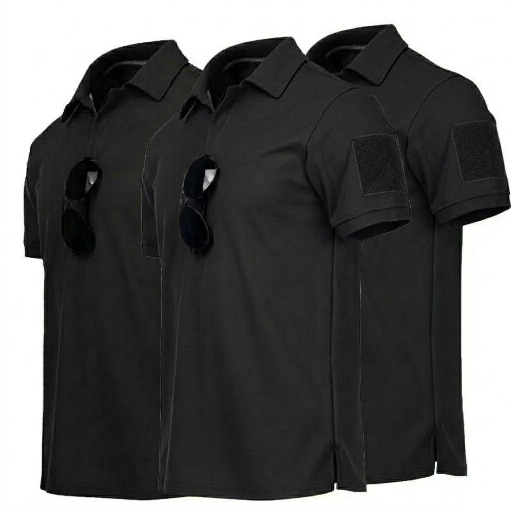3pack Men's Quick-Dry Wear-resistant T-Shirts Polo