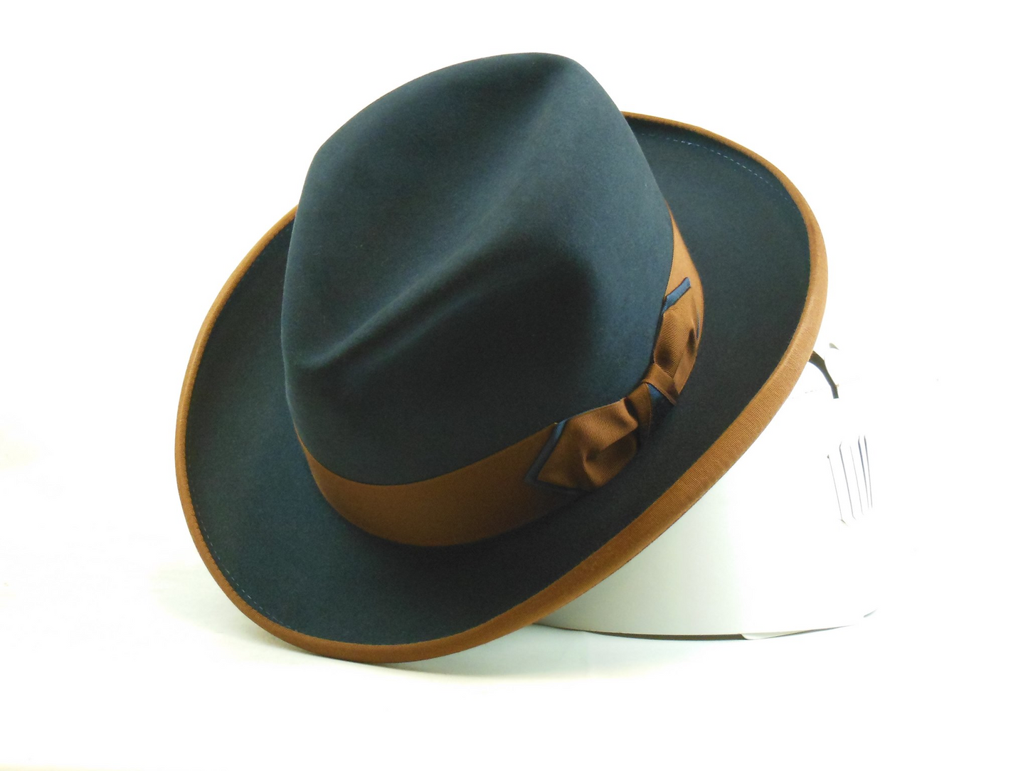 Navy Homburg Hat