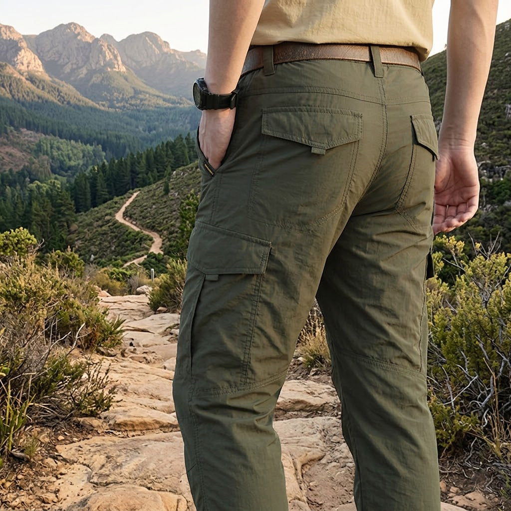 Men's Lightweight Quick-Dry Multi-pocket Cargo Pants