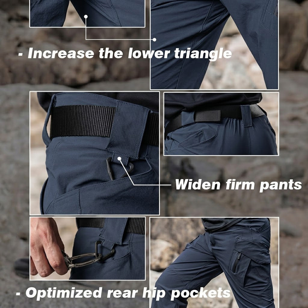 Archon IX9 Men's Lightweight Tactical Pants – Quick-Dry Stretch Pants