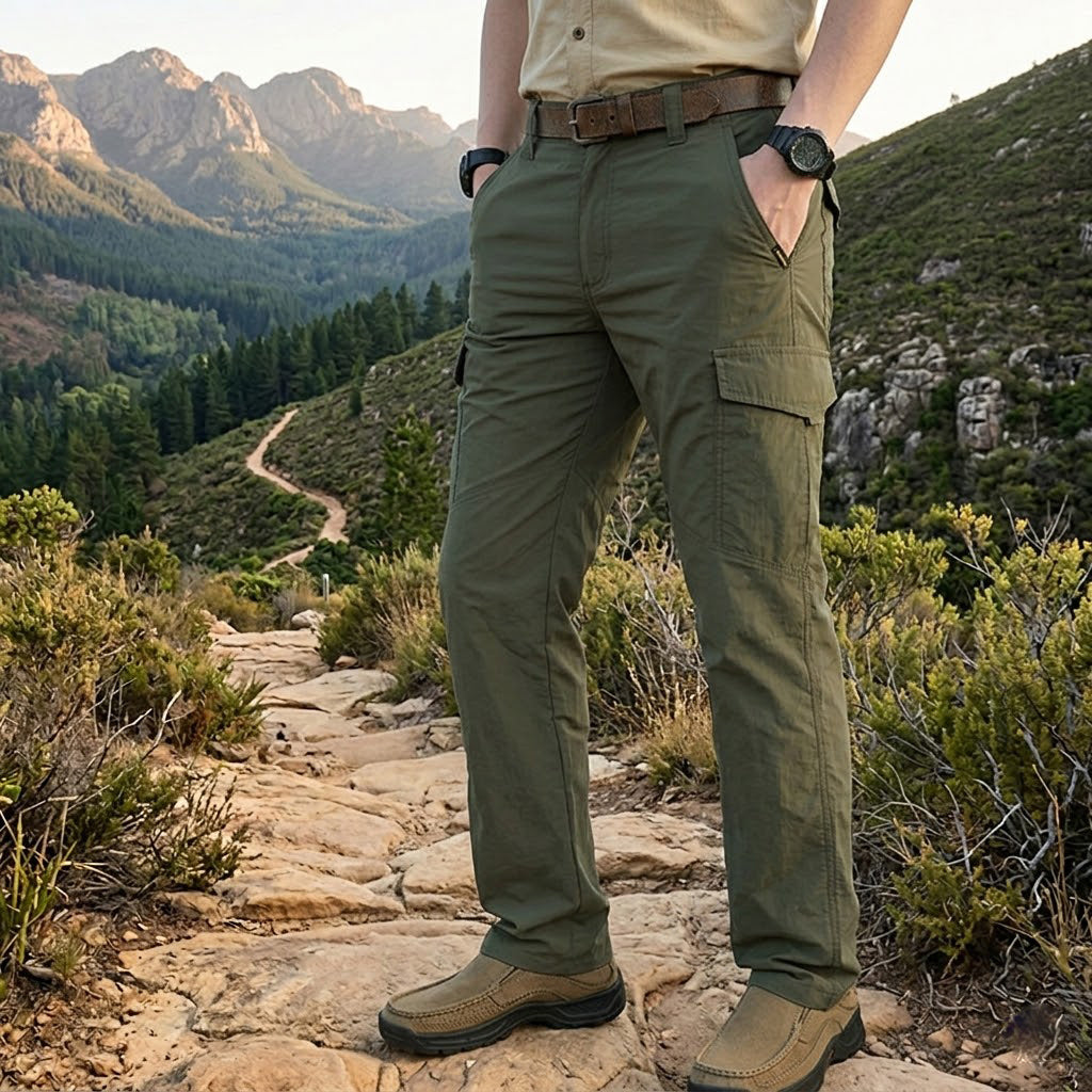 Men's Lightweight Quick-Dry Multi-pocket Cargo Pants