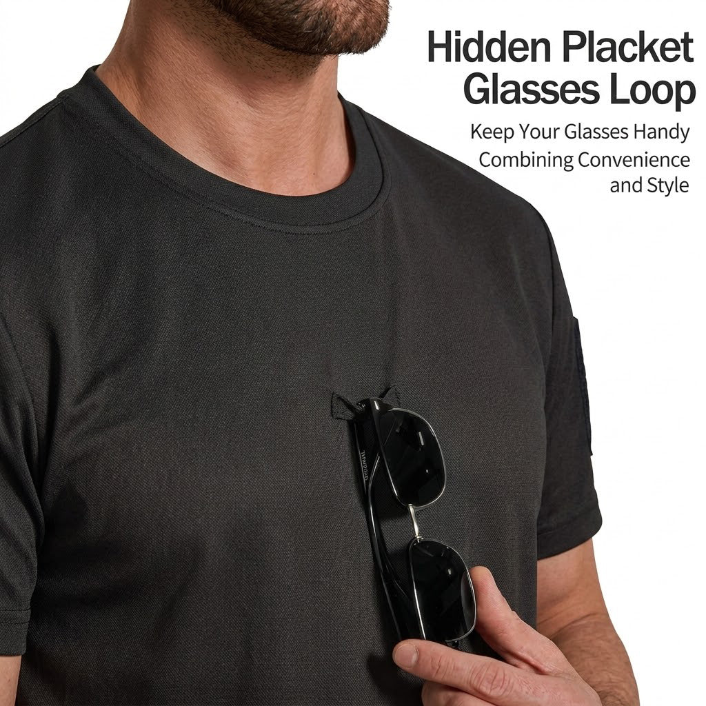 3Pack Men's Quick-Dry Tactical T-Shirts for Summer