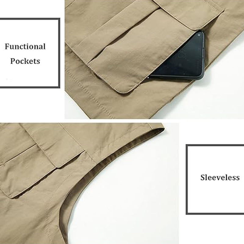 Men's Lightweight Travel Work Vest