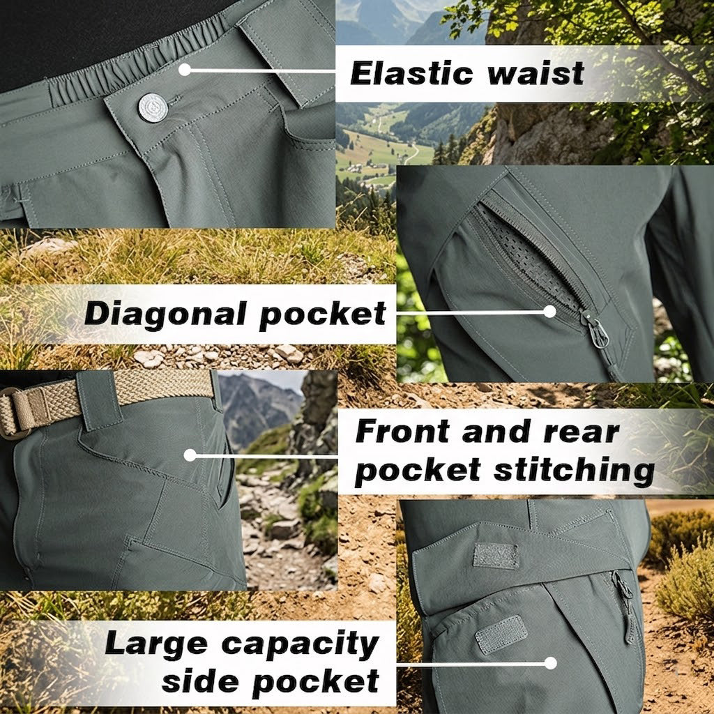 Archon IX9 Men's Lightweight Tactical Pants – Quick-Dry Stretch Pants