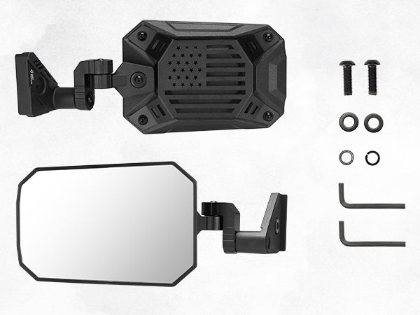 Doors Off Side Mirrors for Wrangler JL 2018–2026 & Gladiator JT