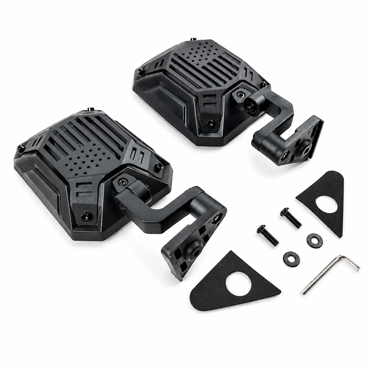 Doors Off Side Mirrors for Wrangler JL 2018–2026 & Gladiator JT