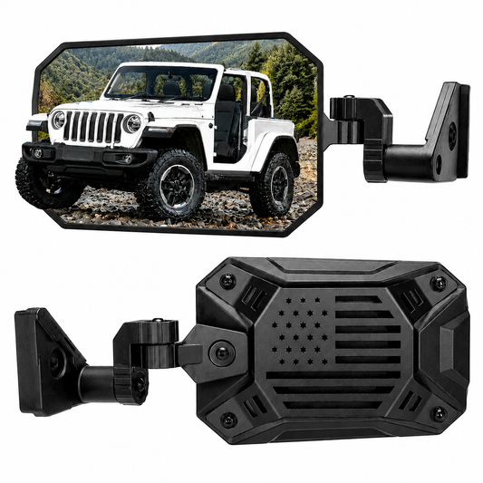 Doors Off Side Mirrors for Wrangler JL 2018–2026 & Gladiator JT