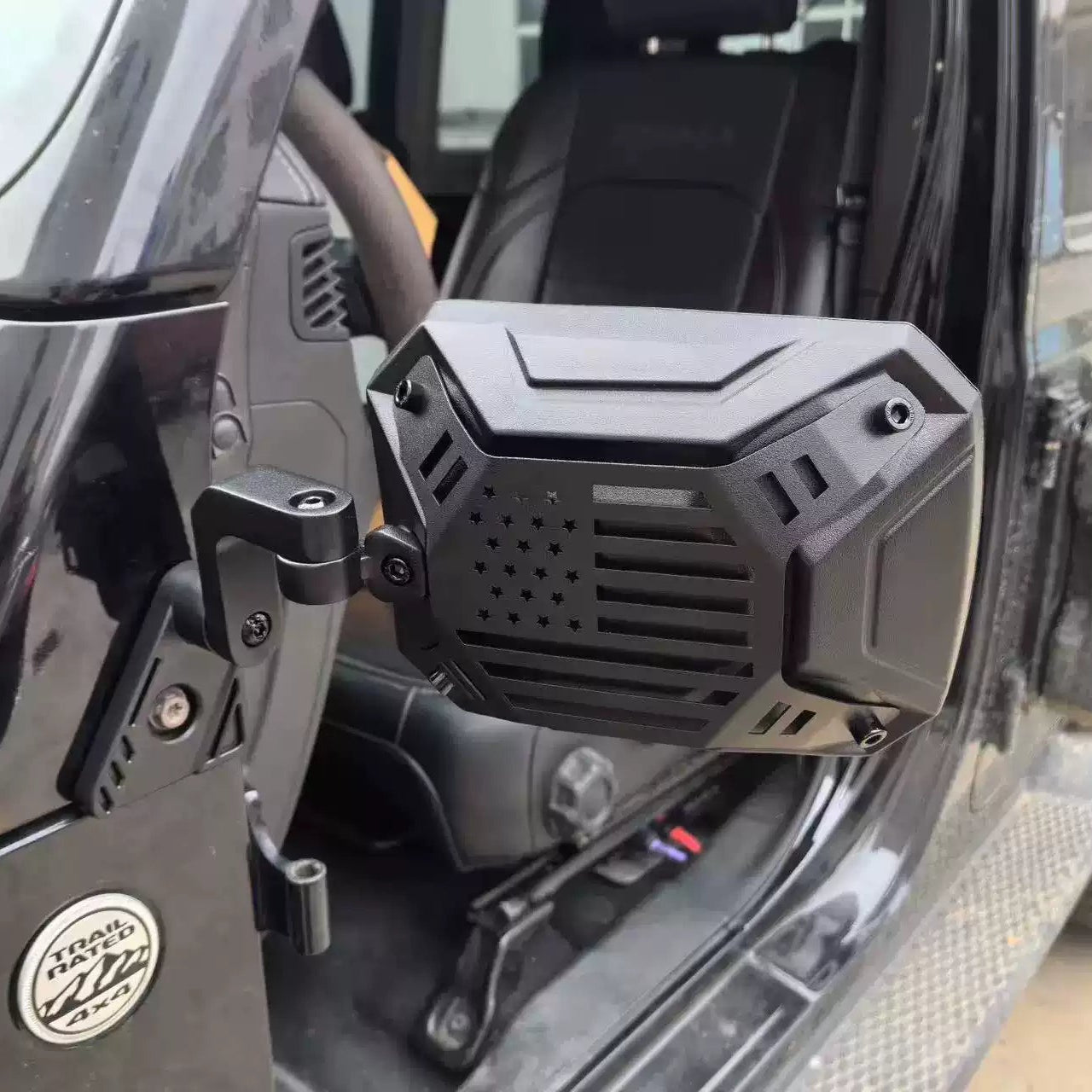 Doors Off Side Mirrors for Wrangler JL 2018–2026 & Gladiator JT