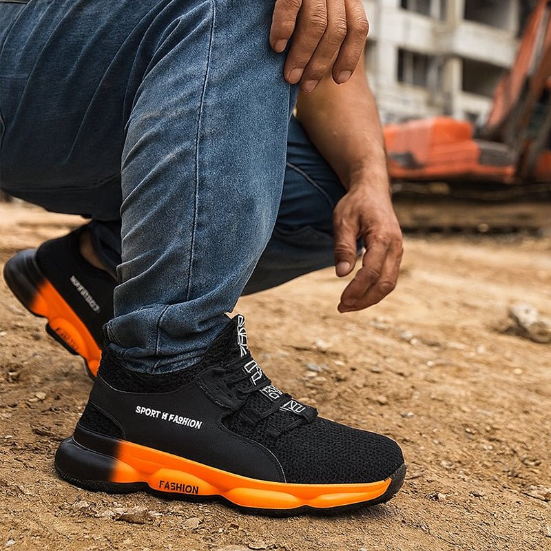 Archon Men's 8875 Steel Toe Work Shoes
