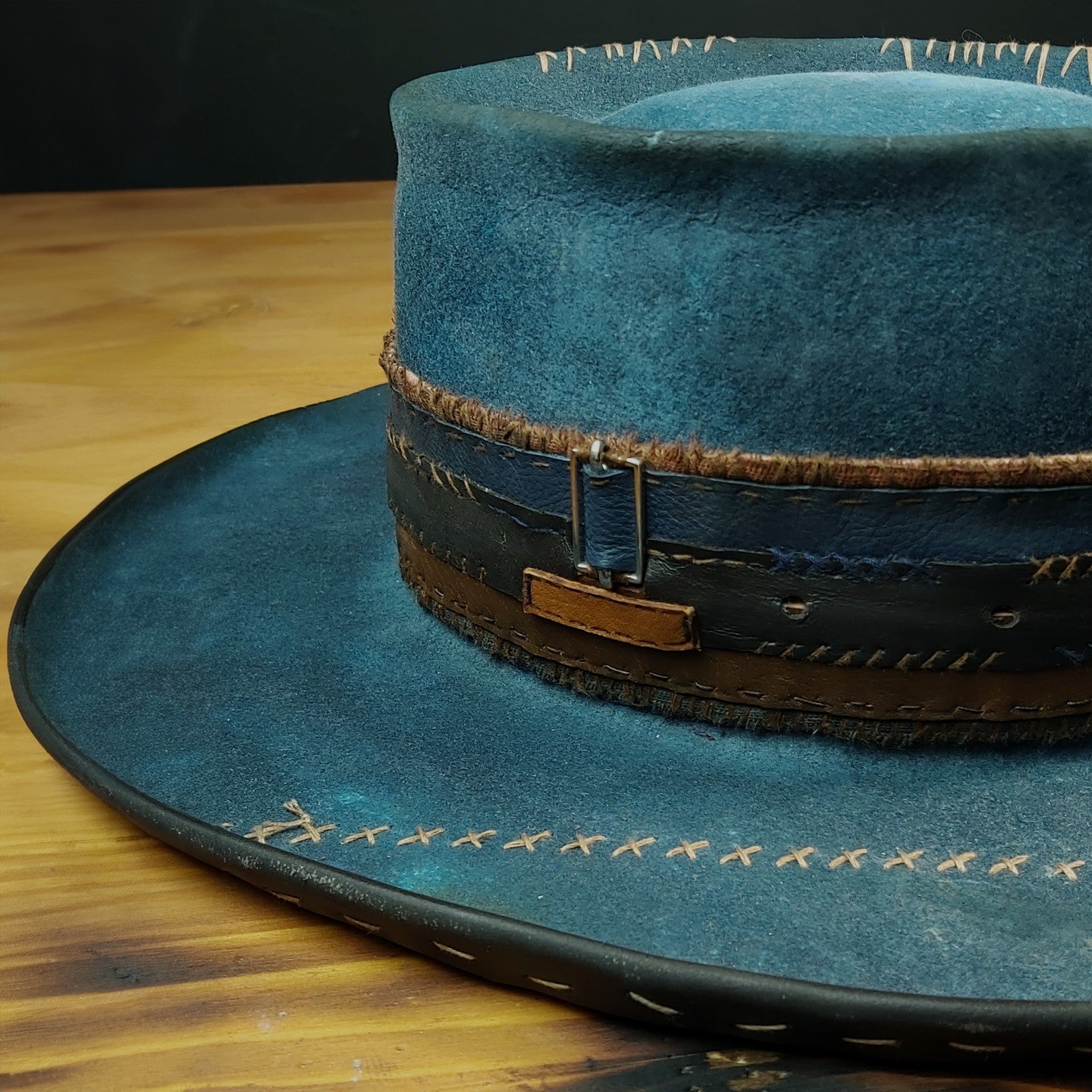 Blue Saloon Gambler