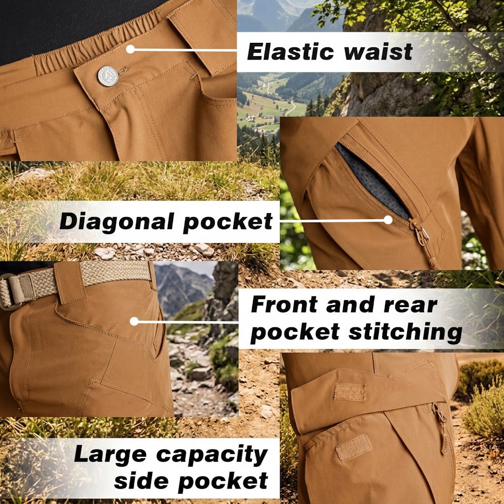 Archon IX9 Men's Lightweight Tactical Pants – Quick-Dry Stretch Pants