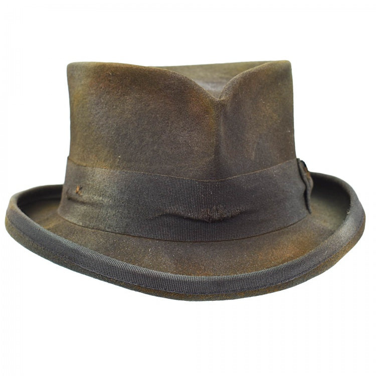 Stagecoach Gray Half-Western Hat-Dark Gray