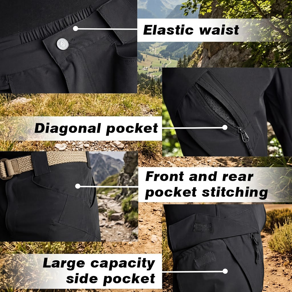 Archon IX9 Men's Lightweight Tactical Pants – Quick-Dry Stretch Pants
