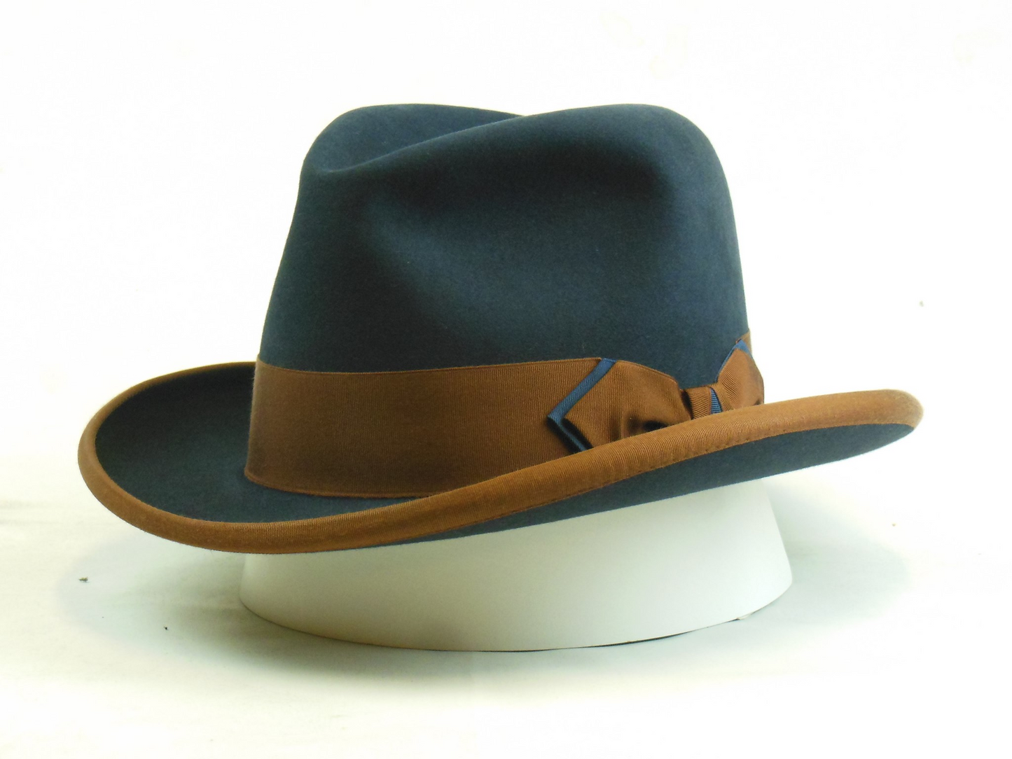 Navy Homburg Hat