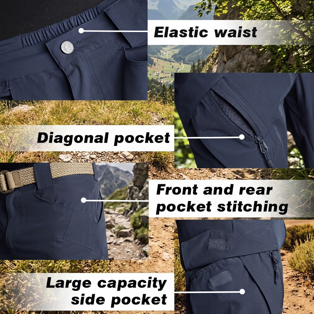 Archon IX9 Men's Lightweight Tactical Pants – Quick-Dry Stretch Pants