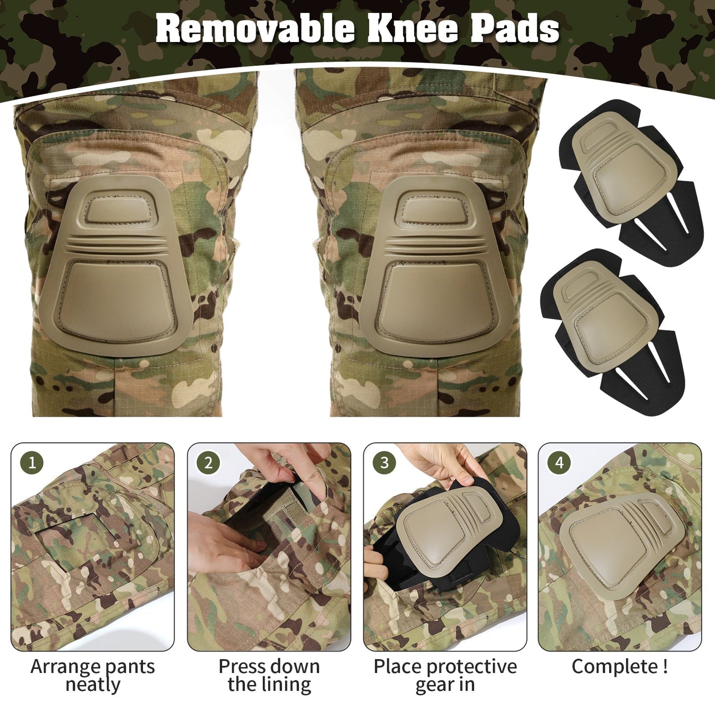 G3 Combat Pants with Knee Pads Tactical Pants