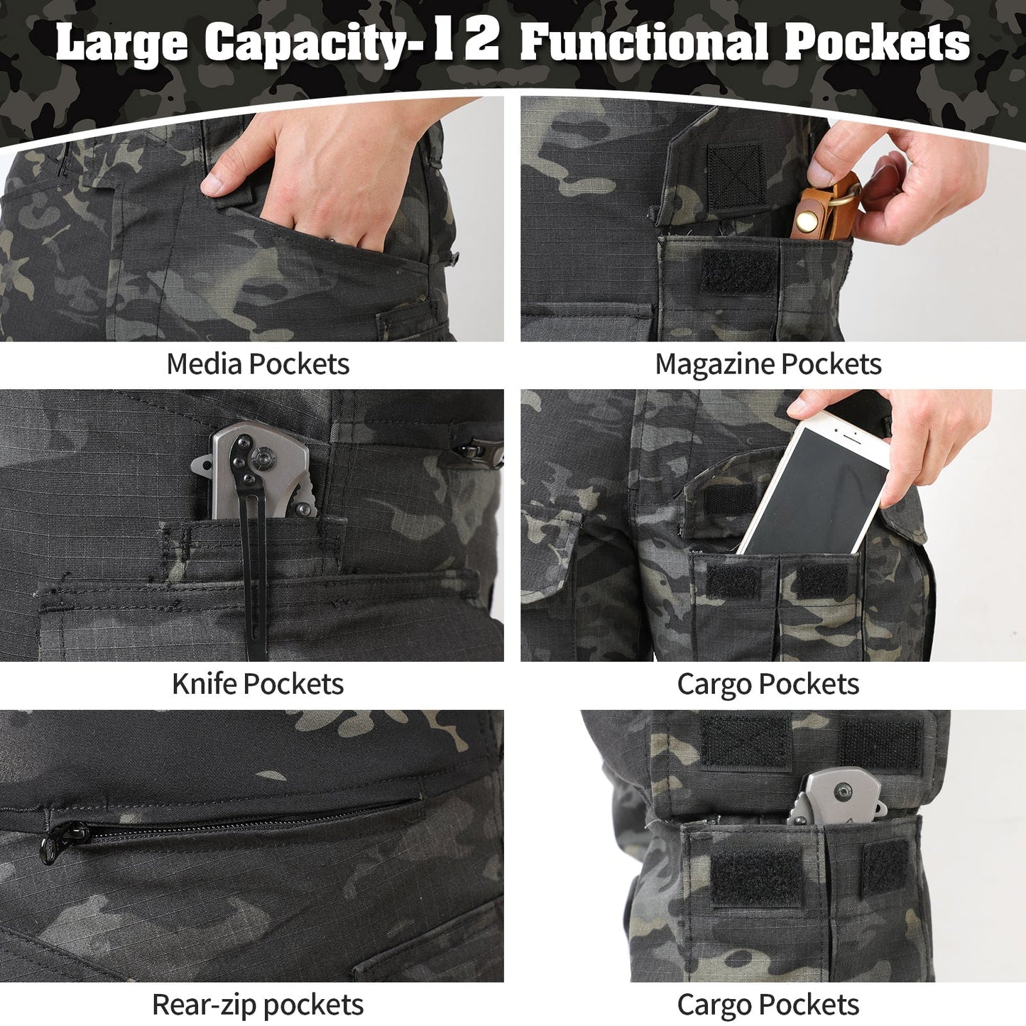 G3 Combat Pants with Knee Pads Tactical Pants