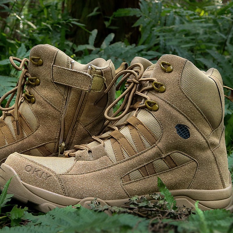 Men's High Top Tactical Outdoor Boots Lightweight Military Boots