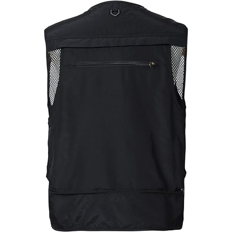 Men's Lightweight Utility Vest – 16-Pocket Fishing, Photography & Travel Vest with Mesh Back