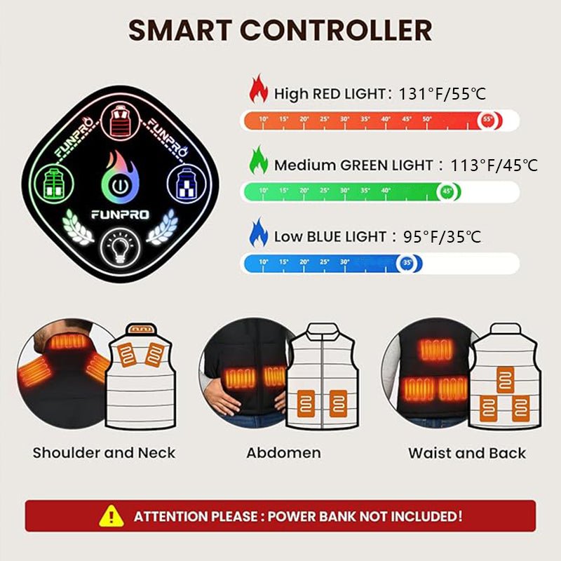 Men's Outdoor Tactical Electric Heating Vest
