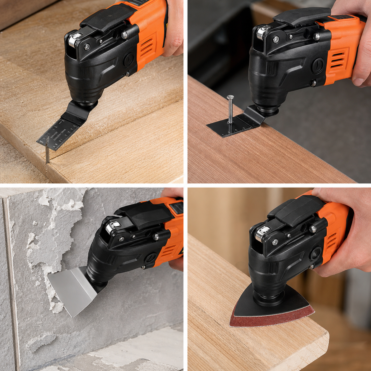 Hitchbull 24-Piece Oscillating Multitool Accessory Kit
