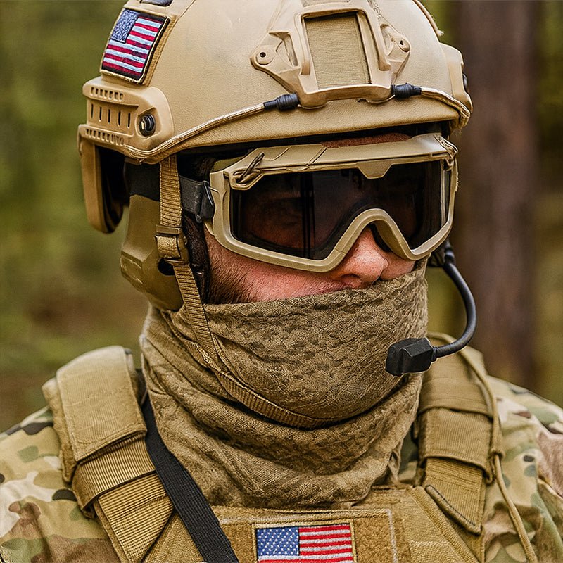 TWS Anti Fog Tactical 2 Modes Protection Goggles & Glasses
