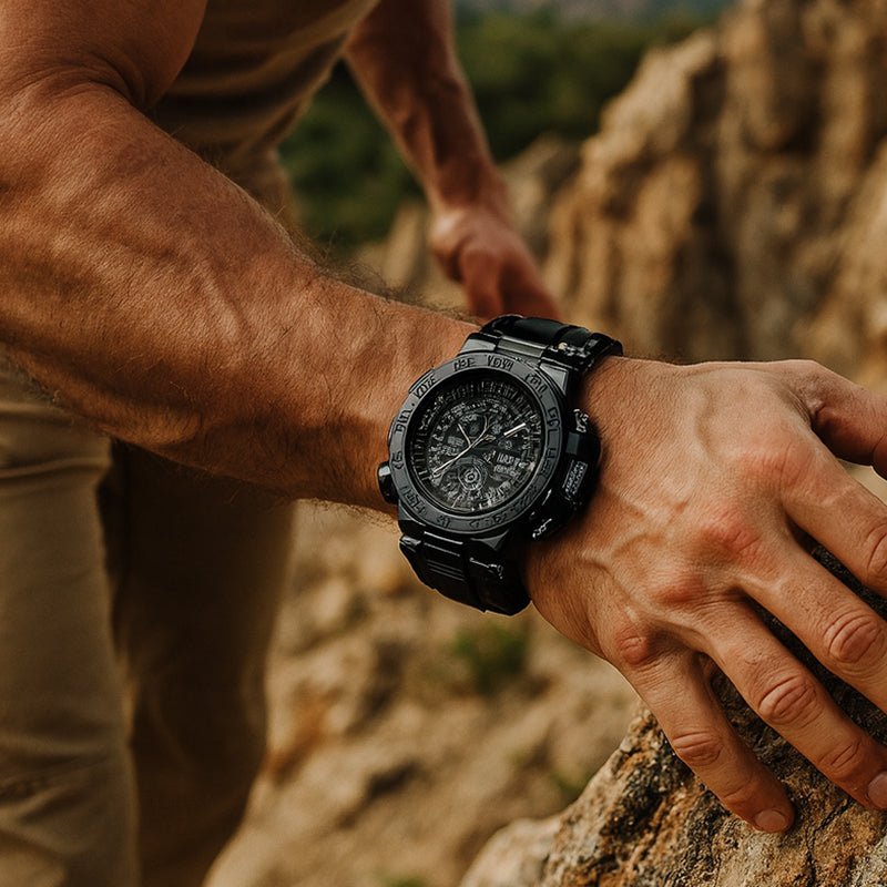 TWS Colorful Functional Waterproof Tactical Watch