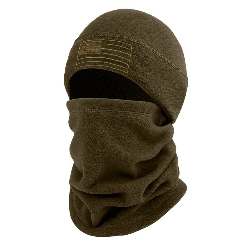 TWS Warm Fleece Beanie Hat Scarf Set