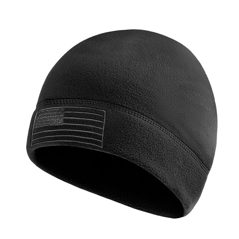 TWS Warm Fleece Beanie Hat Scarf Set